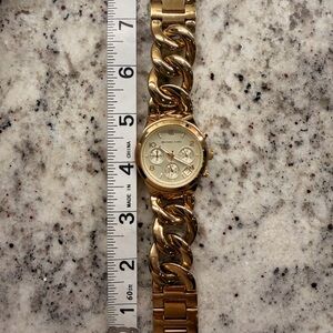 Michael Kors Gold Chain Bracelet Watch
